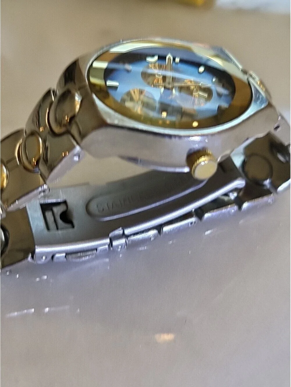 Vtg Chalisson Womans Watch New Battery 28mm 6.25